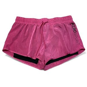 Women's Aeropostale Aero Sport Lined Running Shorts Size Large